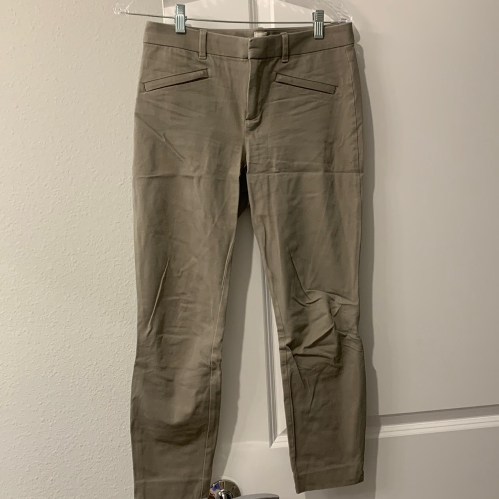 Three quarter length dress slacks in khaki by Gap